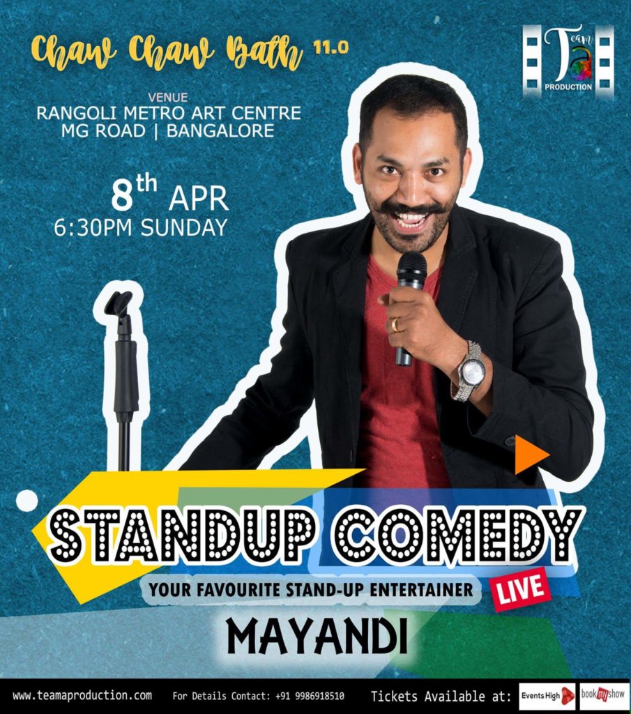 Corporate Comedian Mayandi Stand Up Comedian Bangalore
