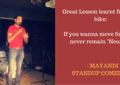 Mayandi standup comedian bangalore PHILOSOPHY quotes2