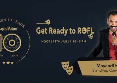 Mayandi Standup Comedian Bangalore | Corporate Show for RapidValue Software LTD at Hoot Brewery Bangalore | 18th Jan 2019