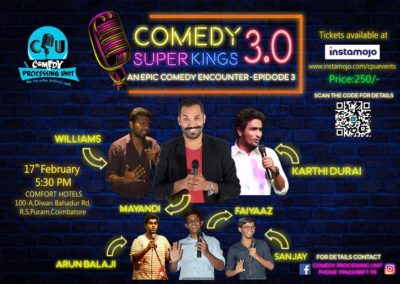 Mayandi-Standup-Comedian-Bangalore CPU Coimbatore show
